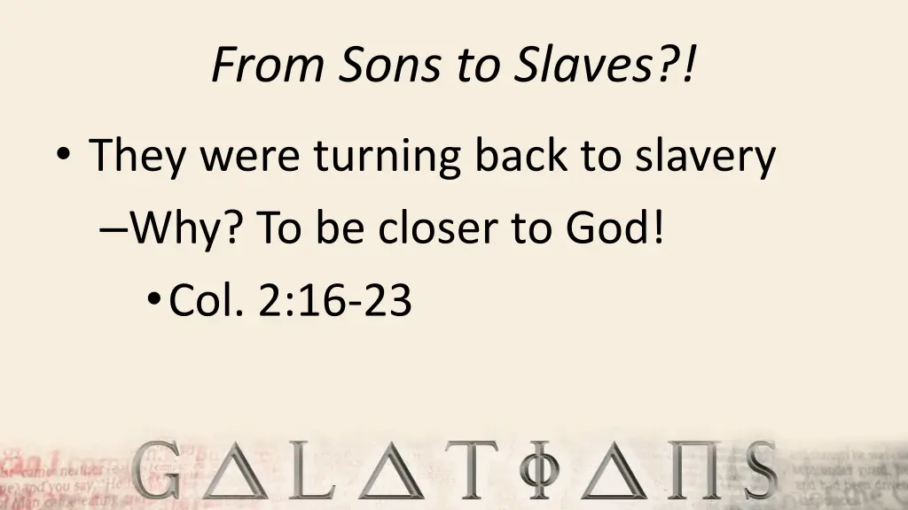 from sons to slaves 5