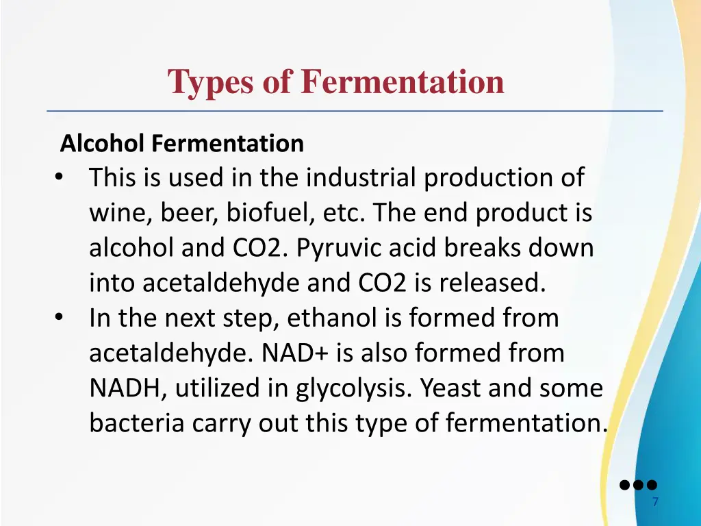 types of fermentation 1