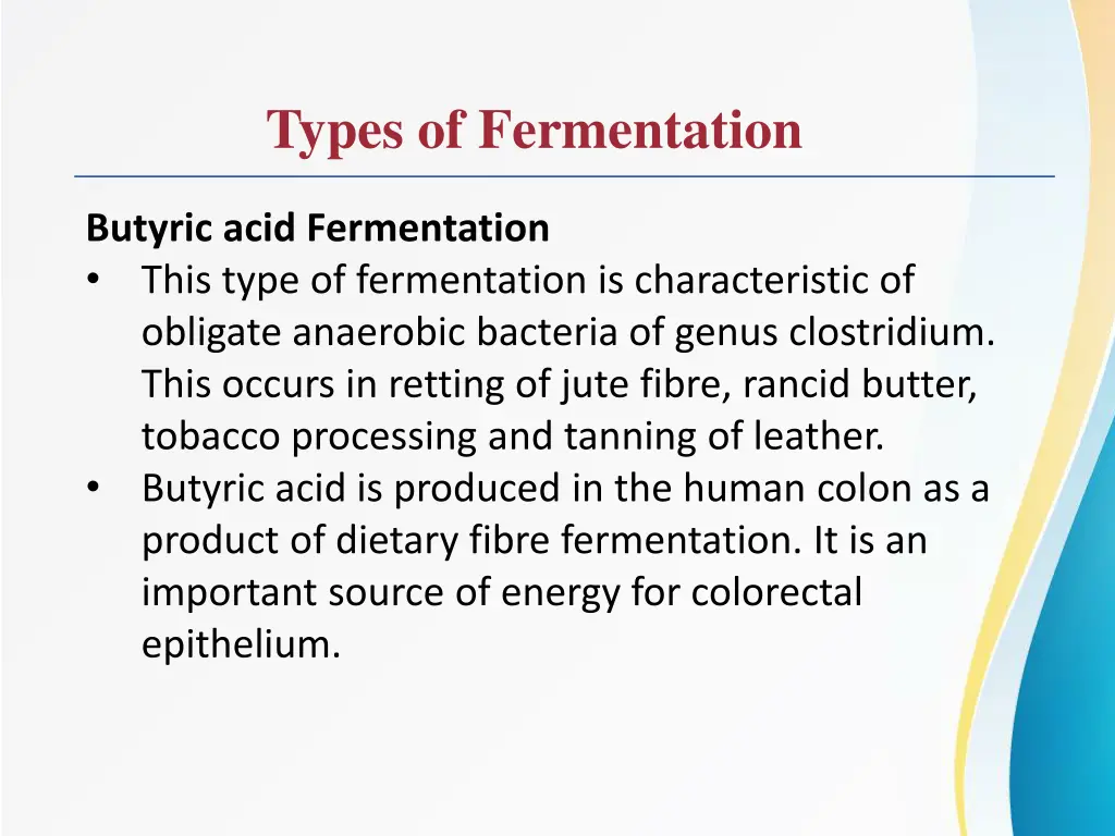 types of fermentation 4