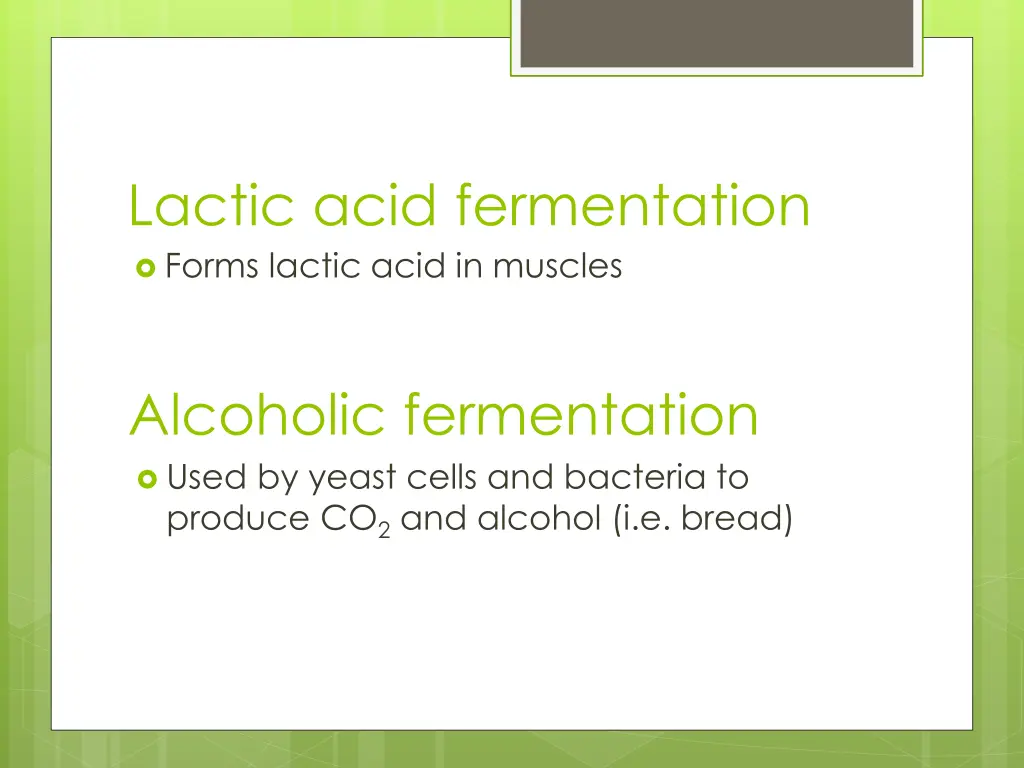 lactic acid fermentation forms lactic acid