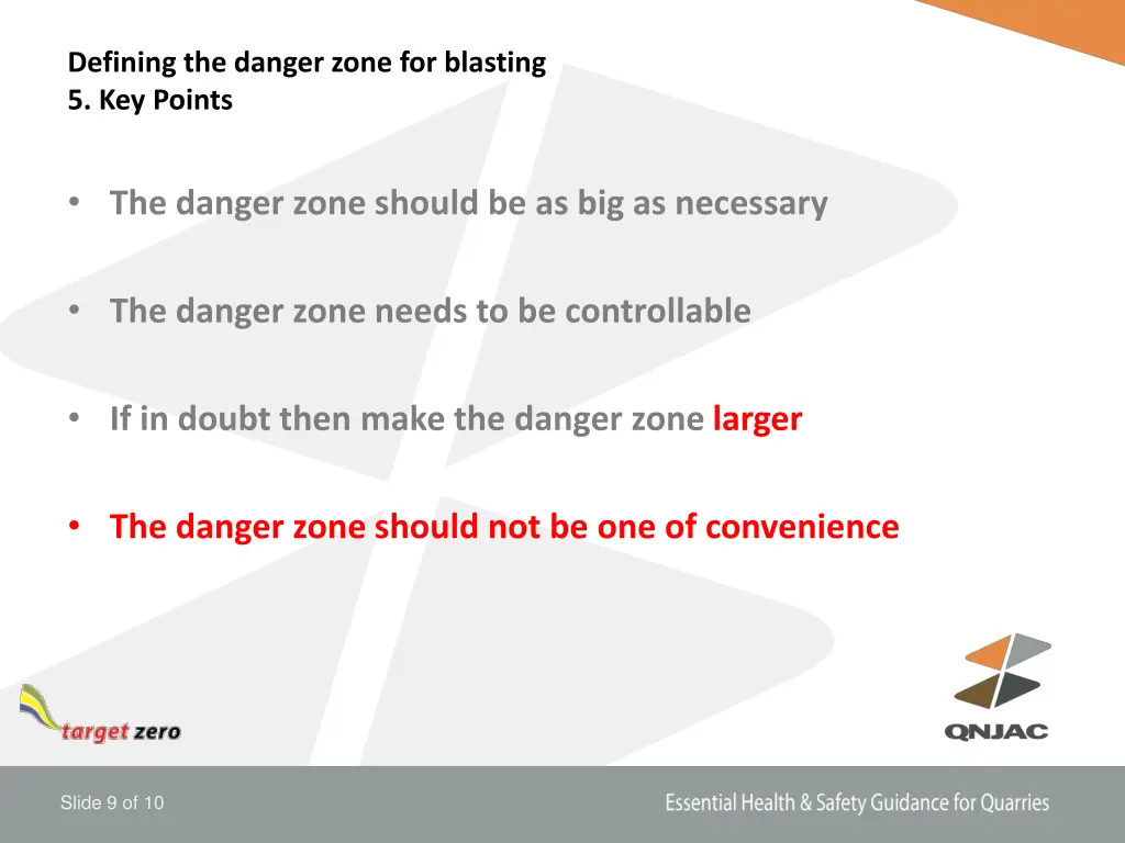 defining the danger zone for blasting 5 key points