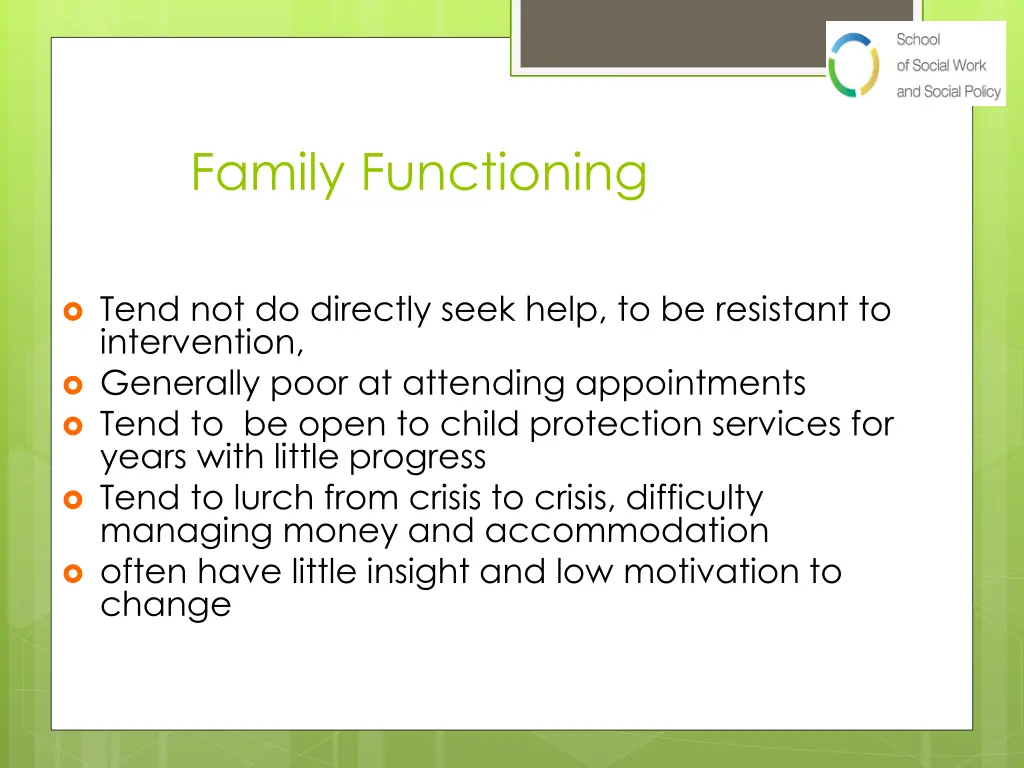 family functioning