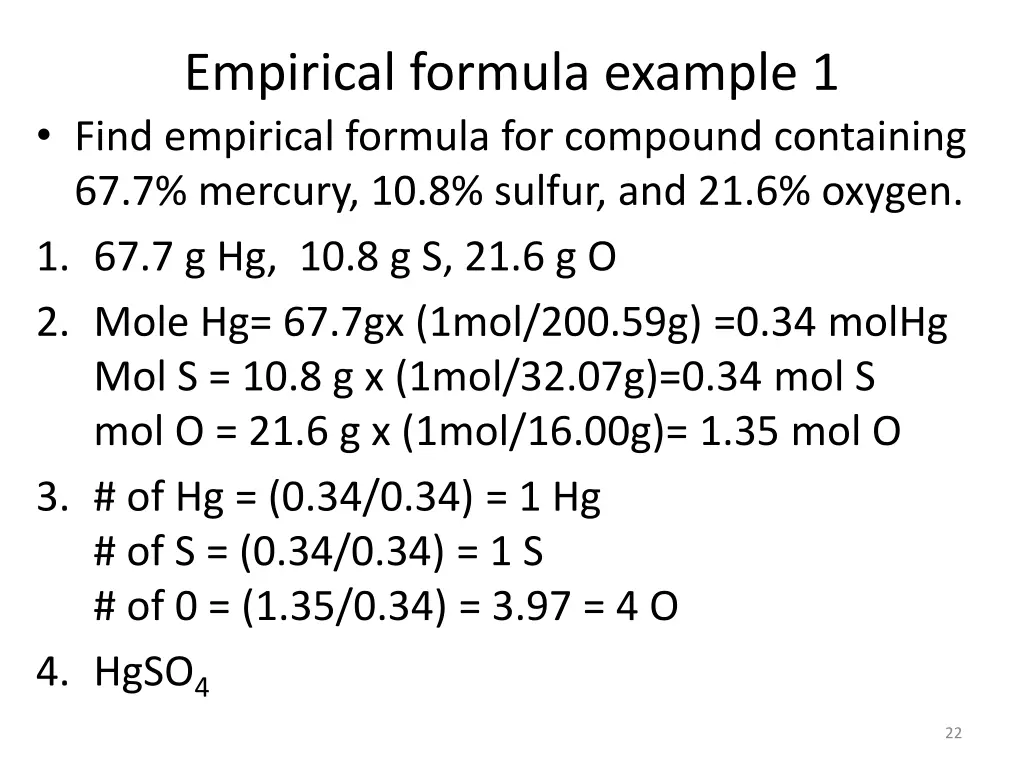 empirical formula example 1 find empirical