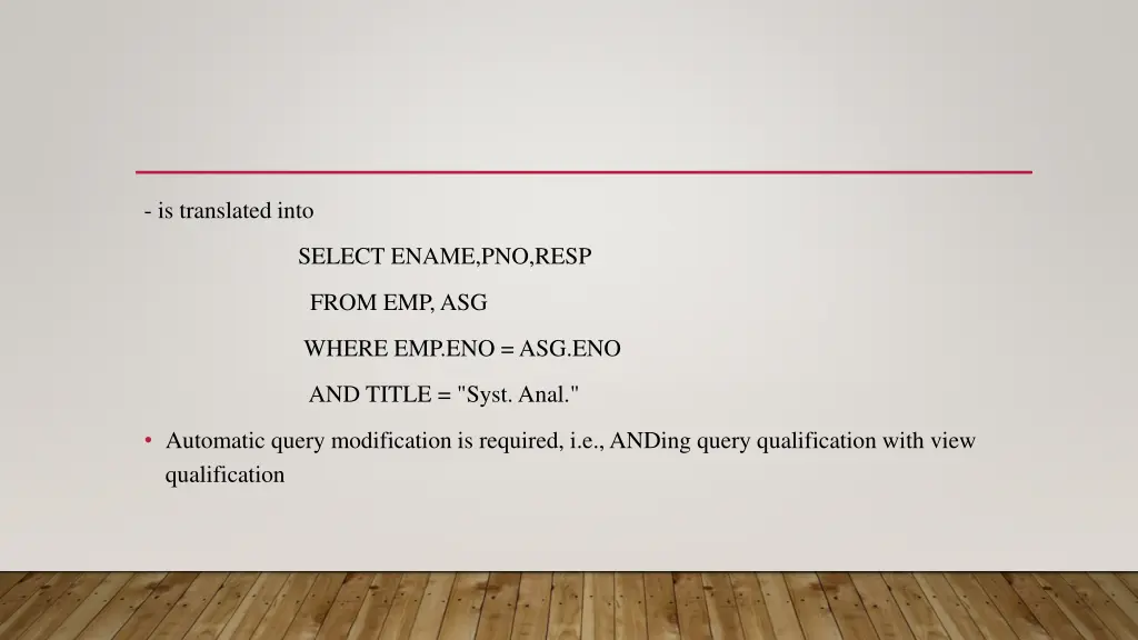 is translated into