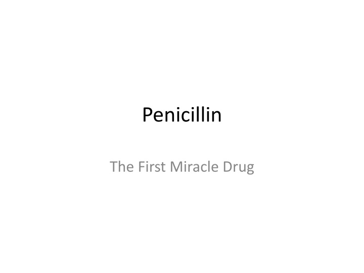 penicillin