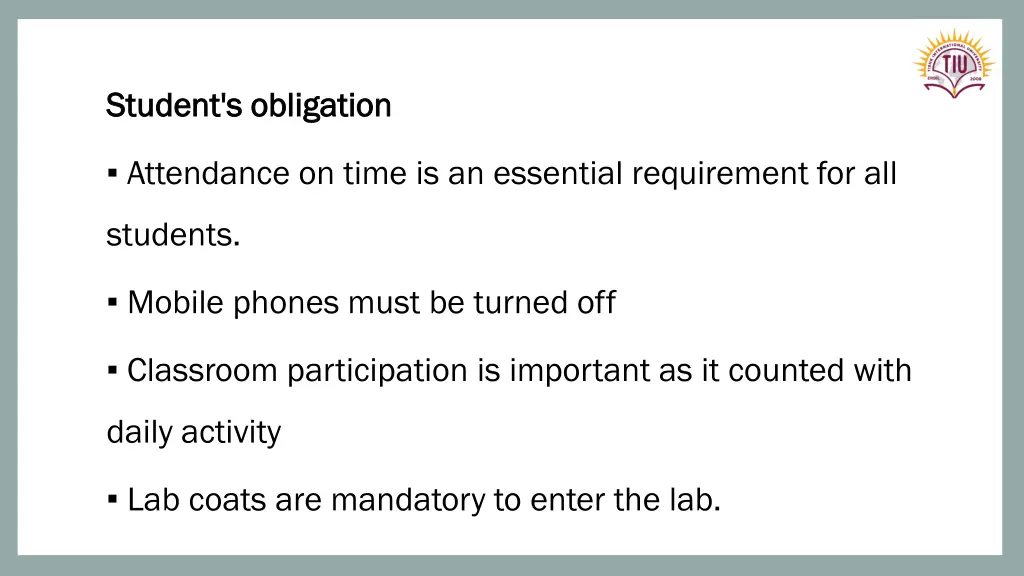 student s obligation student s obligation