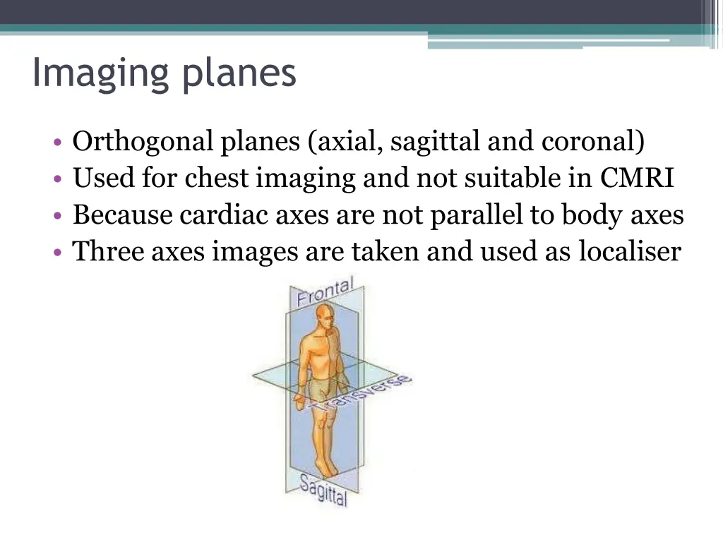 imaging planes