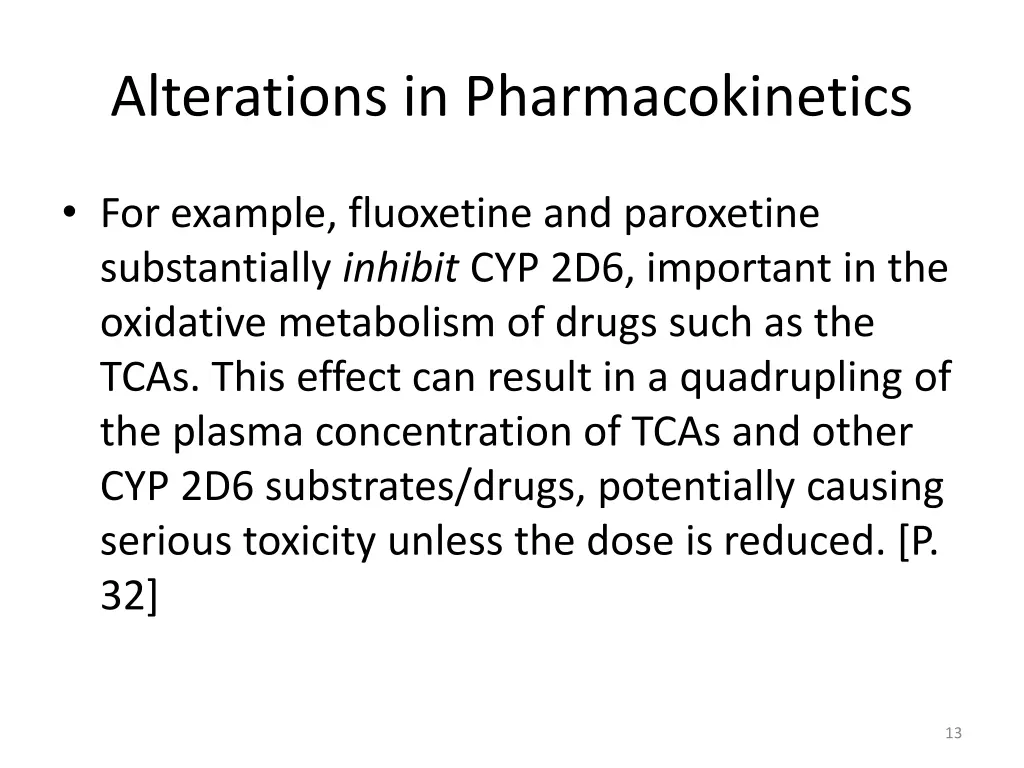 alterations in pharmacokinetics 1