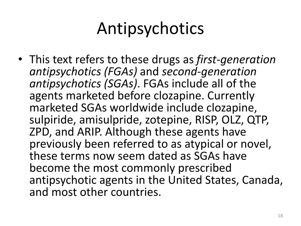 antipsychotics 1