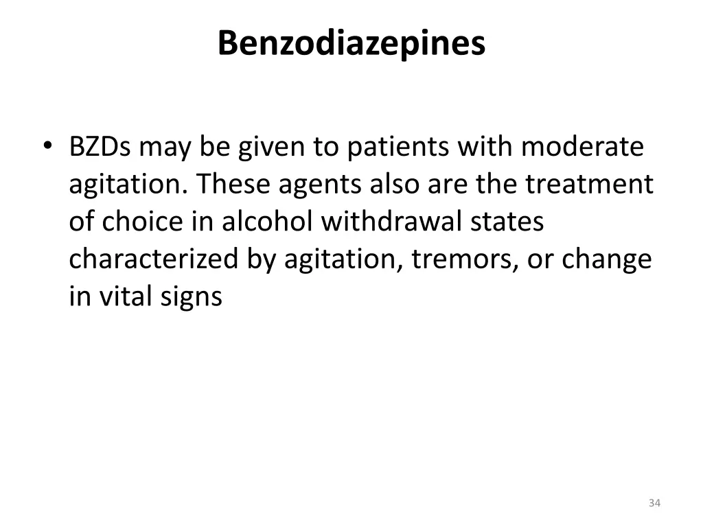 benzodiazepines