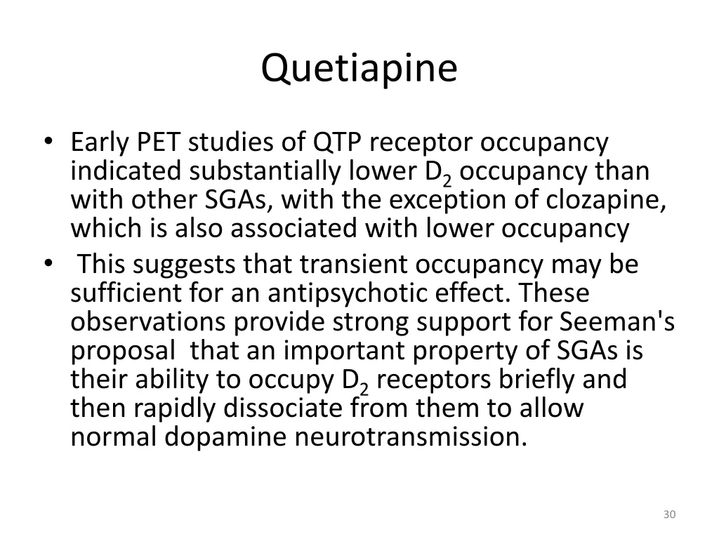 quetiapine