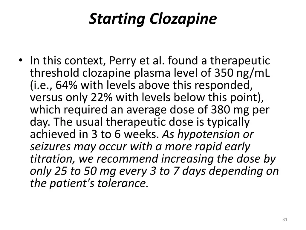 starting clozapine 1