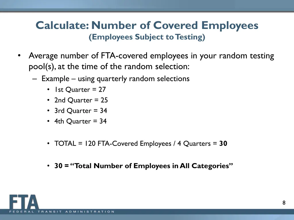 calculate number of covered employees employees