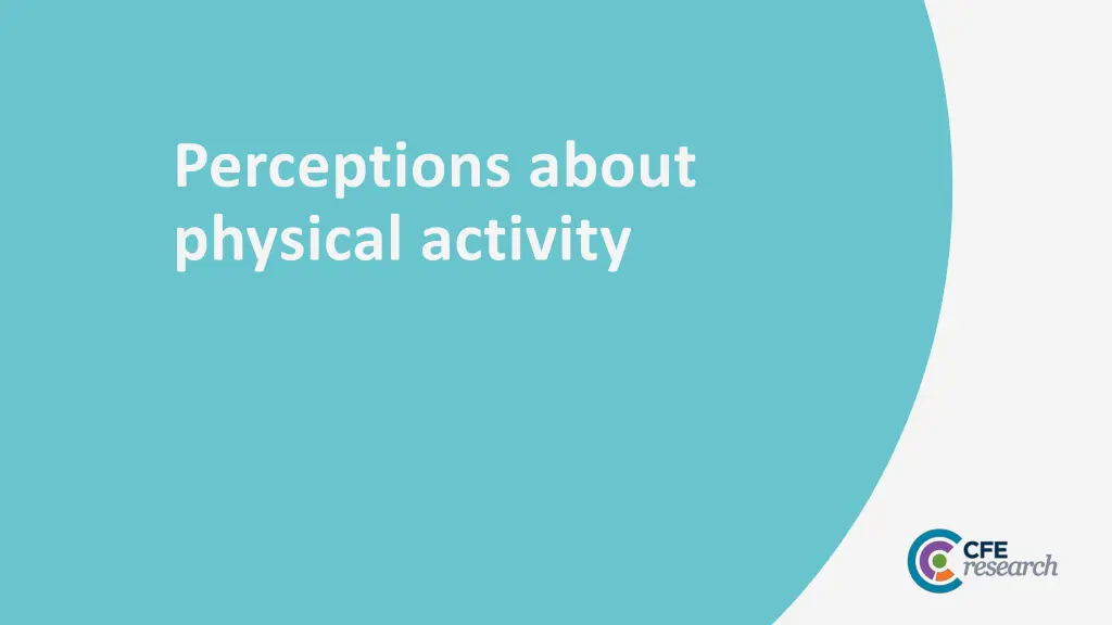 perceptions about physical activity