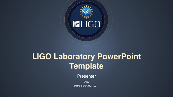 ligo laboratory powerpoint template