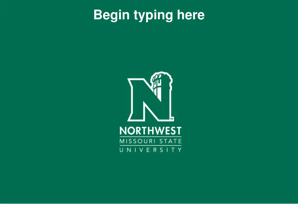 begin typing here 1