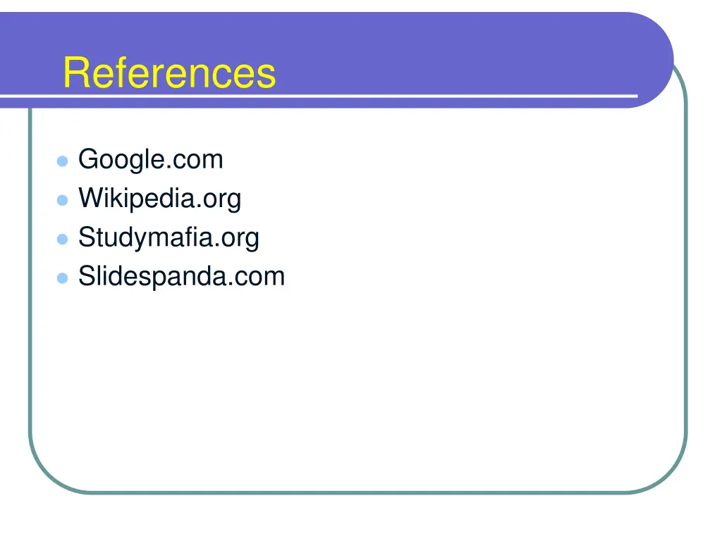 references