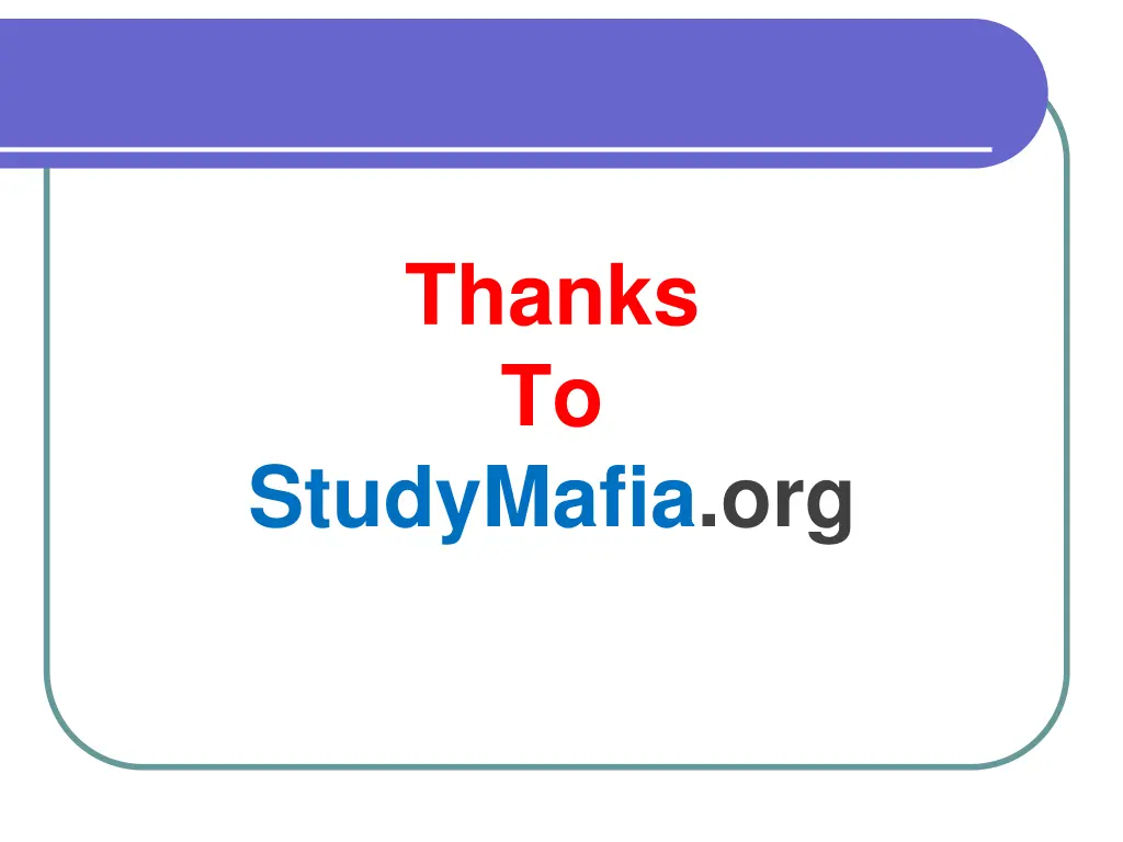 thanks to