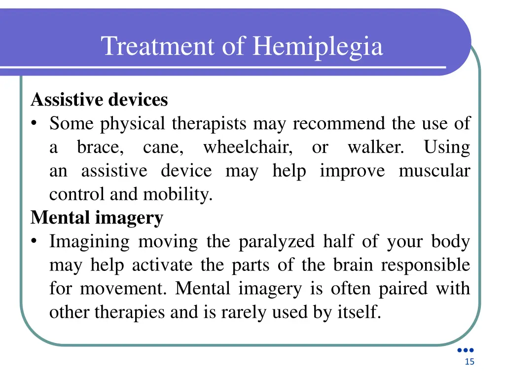 treatment of hemiplegia 1
