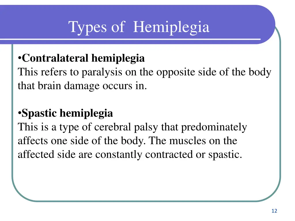 types of hemiplegia 1