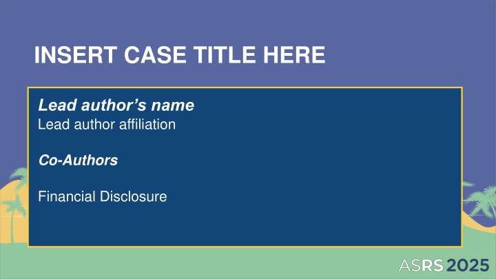 insert case title here