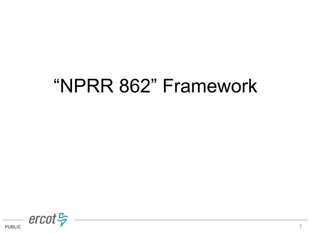 nprr 862 framework