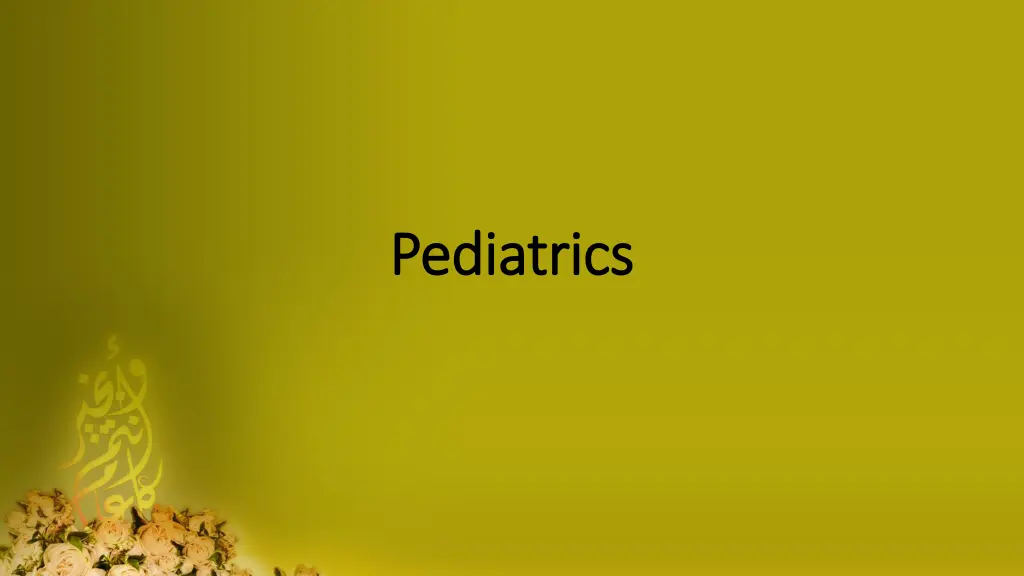 pediatrics pediatrics