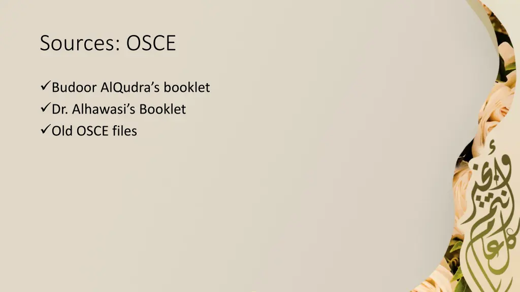sources osce 1
