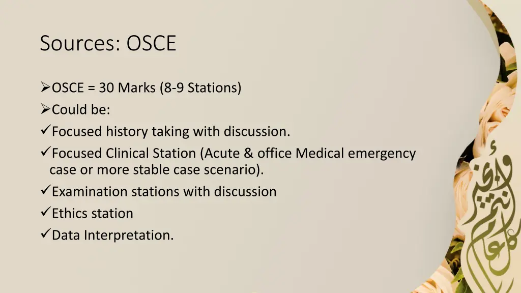 sources osce 2