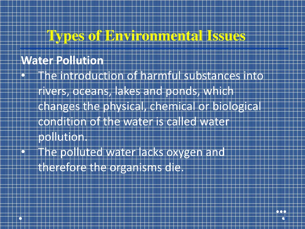types of environmental issues 3