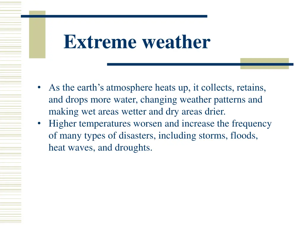 extreme weather