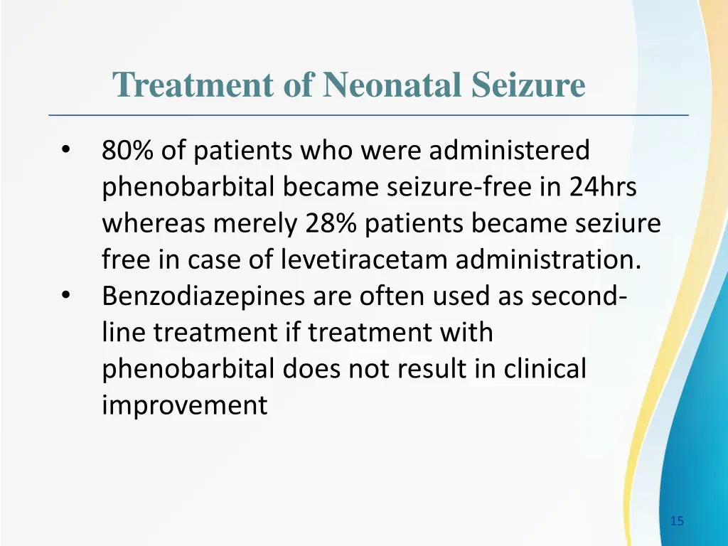 treatment of neonatal seizure 3
