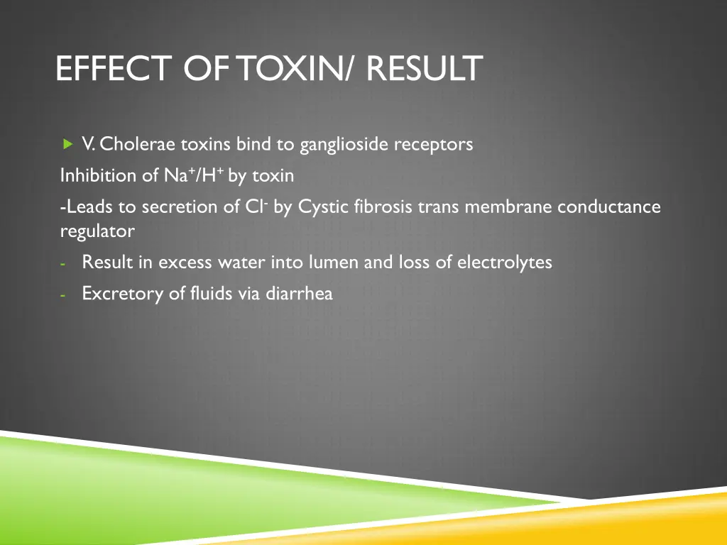 effect of toxin result