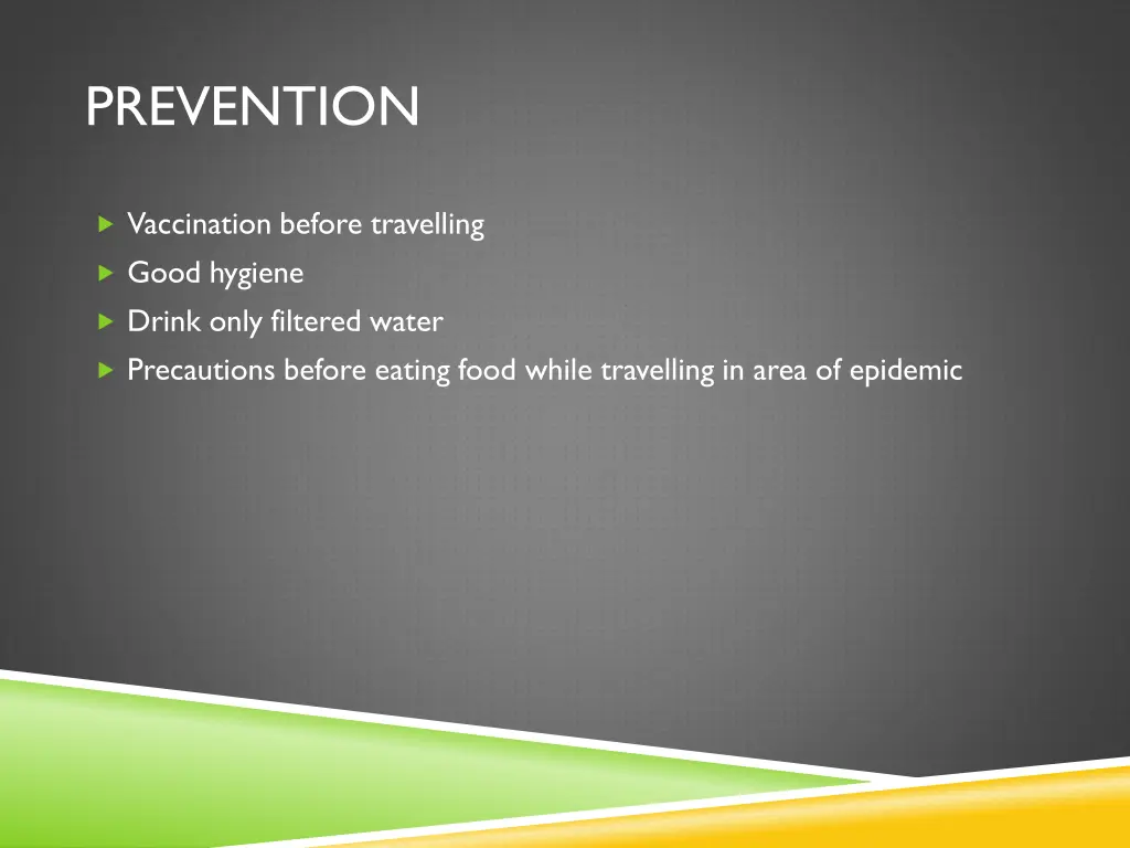 prevention