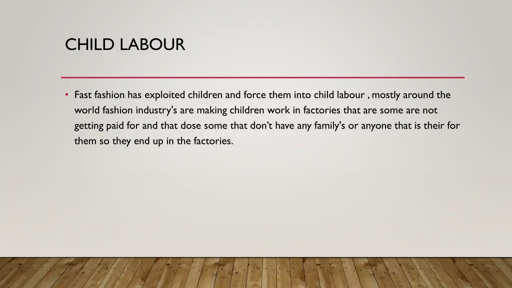child labour