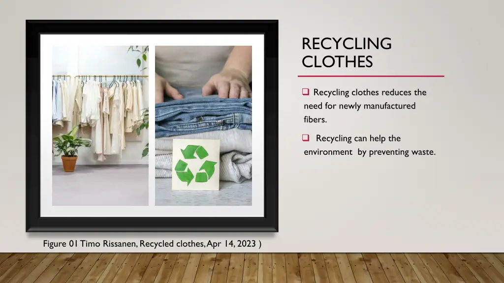 recycling clothes
