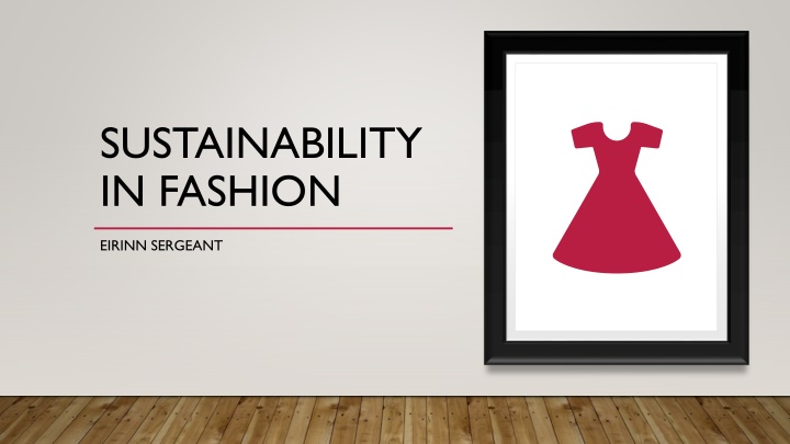 sustainability in fashion