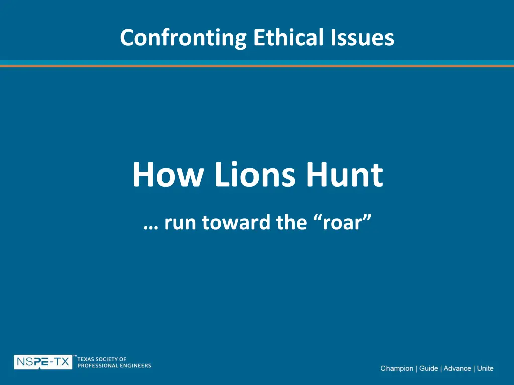 confronting ethical issues