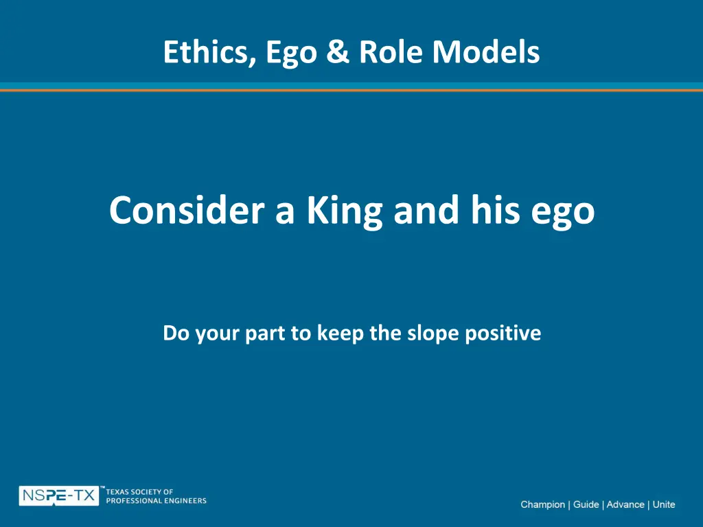ethics ego role models