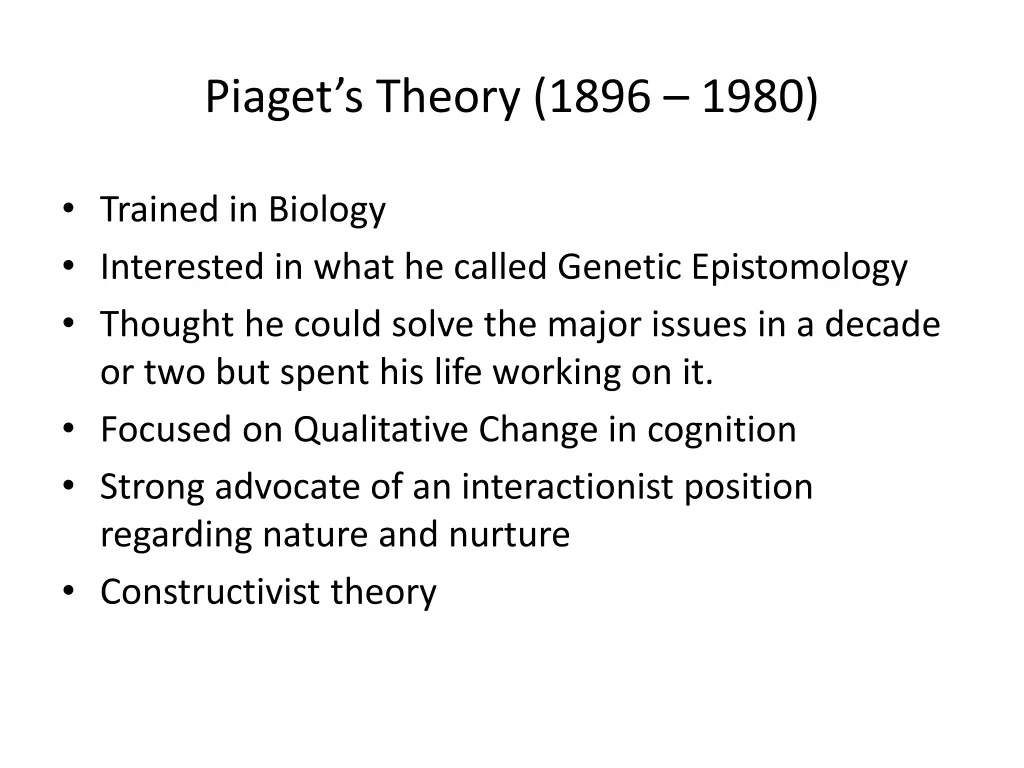 piaget s theory 1896 1980