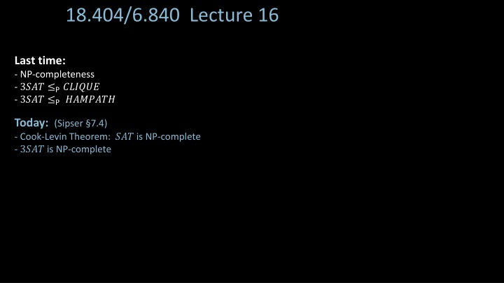 18 404 6 840 lecture 16