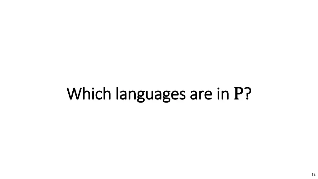 which languages are in which languages are in p p