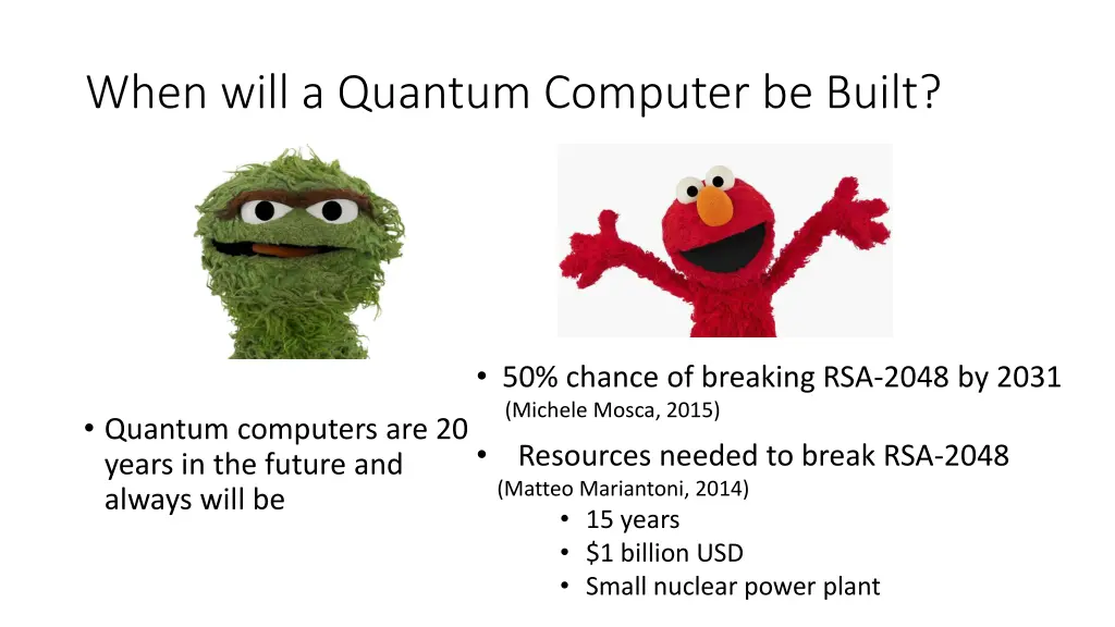 when will a quantum computer be built 2