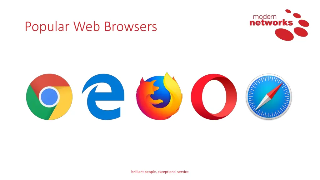 popular web browsers