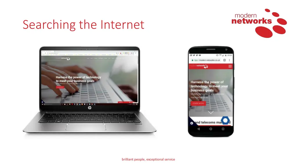 searching the internet