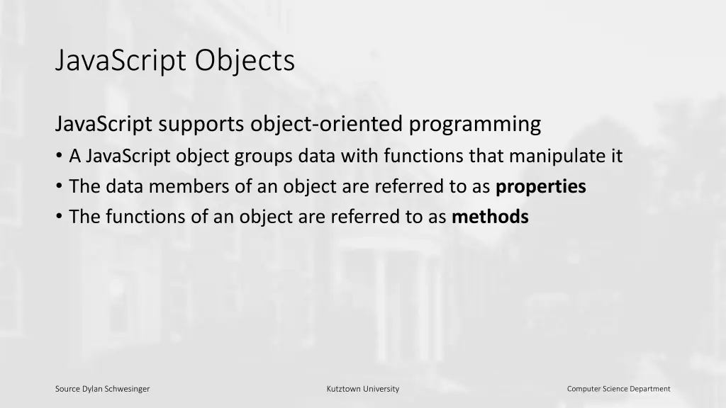 javascript objects