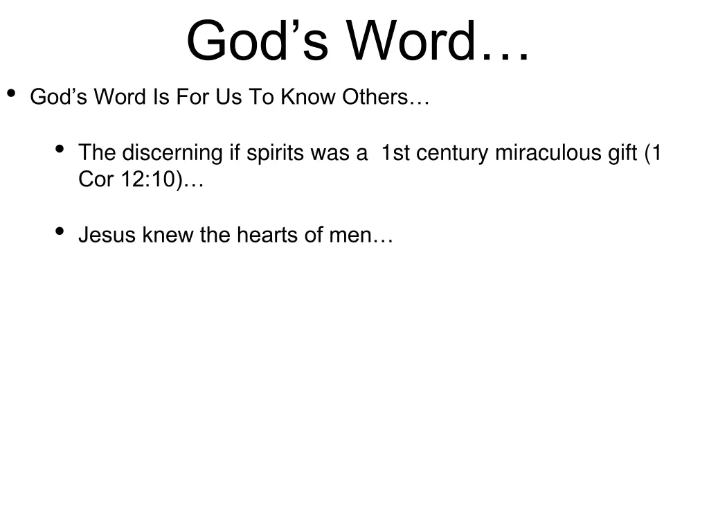 god s word 1