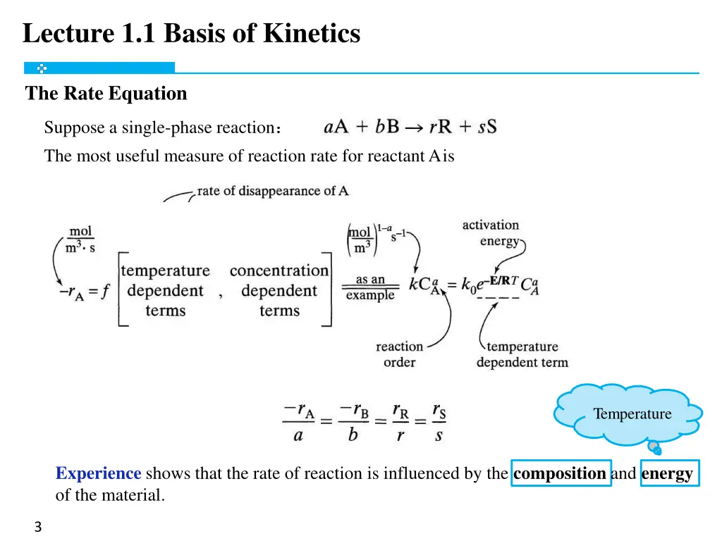 lecture 1 1 basis of kinetics 1