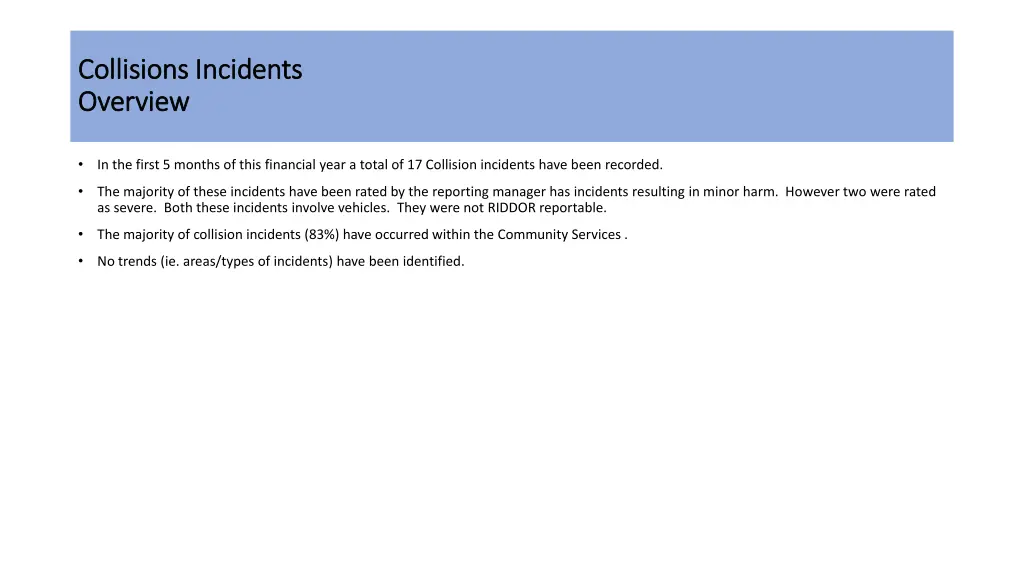 collisions incidents collisions incidents
