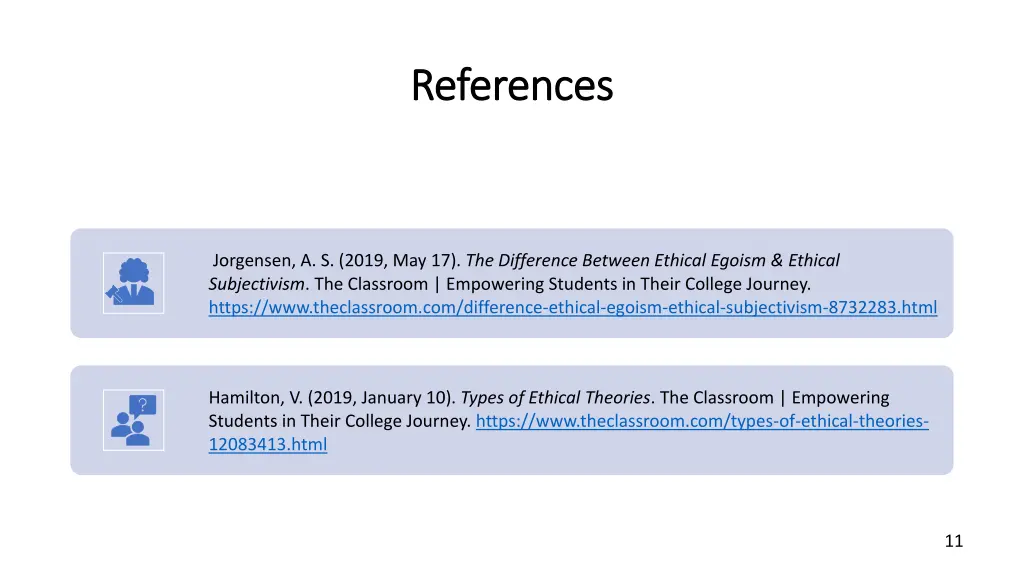 r references eferences